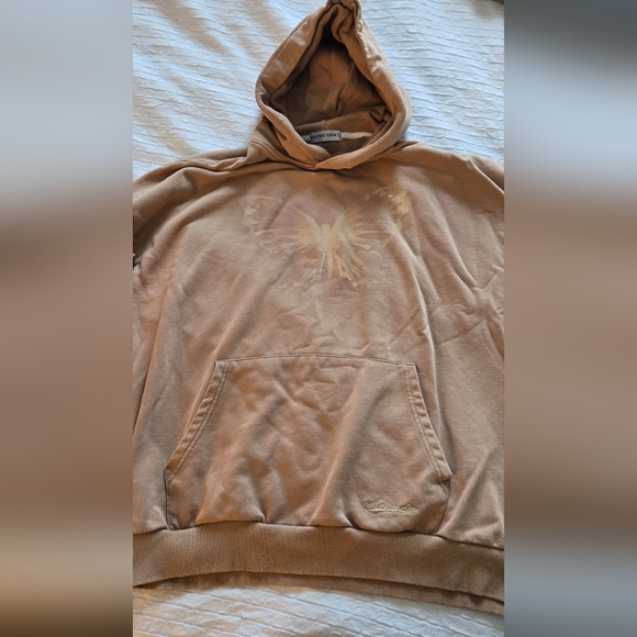 Aelfric Eden Hoodie Washed Butterfly Print - Picture 2 of 6